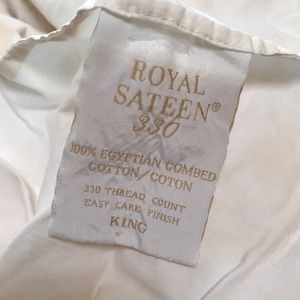 King flat sheet